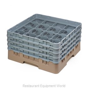Cambro 16S800184 Dishwasher Rack, Glass Compartment
