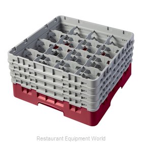 Cambro 16S800416 Dishwasher Rack, Glass Compartment