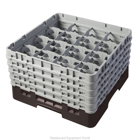 Cambro 16S958167 Dishwasher Rack, Glass Compartment