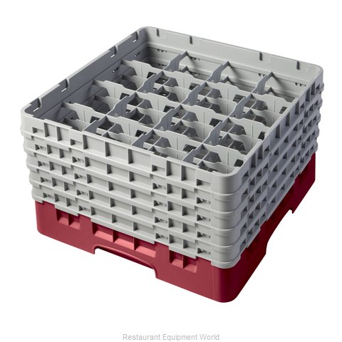 Cambro 16S958416 Dishwasher Rack, Glass Compartment
