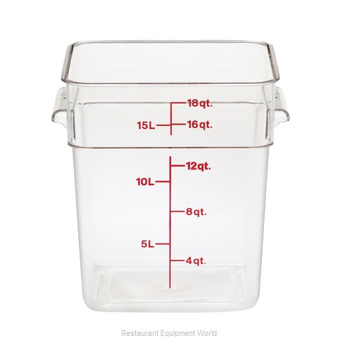 Cambro 18SFSCW135 Food Storage Container, Square