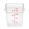 Contenedor para Alimentos, Cuadrado
 <br><span class=fgrey12>(Cambro 18SFSCW135 Food Storage Container, Square)</span>