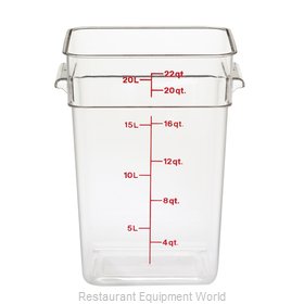 Cambro 22SFSCW135 Food Storage Container, Square