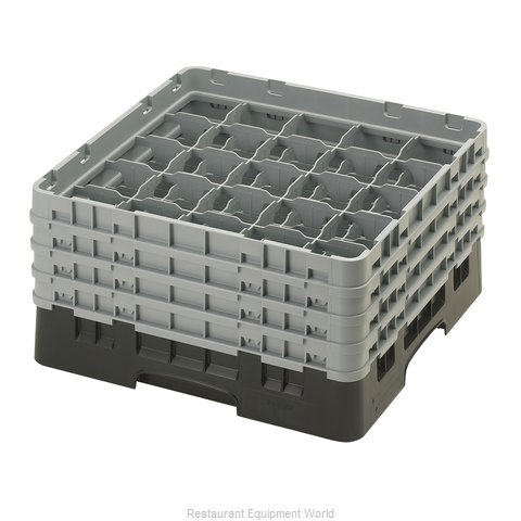 Cambro 25S800110 Dishwasher Rack, Glass Compartment (Magnified)