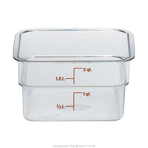 Cambro 2SFSCW135 Food Storage Container, Square