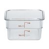 Cambro 2SFSCW135 Food Storage Container, Square