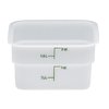 Contenedor para Alimentos, Cuadrado
 <br><span class=fgrey12>(Cambro 2SFSP148 Food Storage Container, Square)</span>