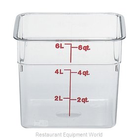 Cambro 6SFSCW135 Food Storage Container, Square