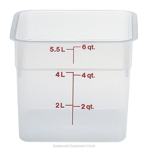 Cambro 6SFSPP190 Food Storage Container, Square