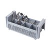 Canastilla para Lavavajillas, para Cubiertos
 <br><span class=fgrey12>(Cambro 8FBNH434151 Dishwasher Rack, for Flatware)</span>