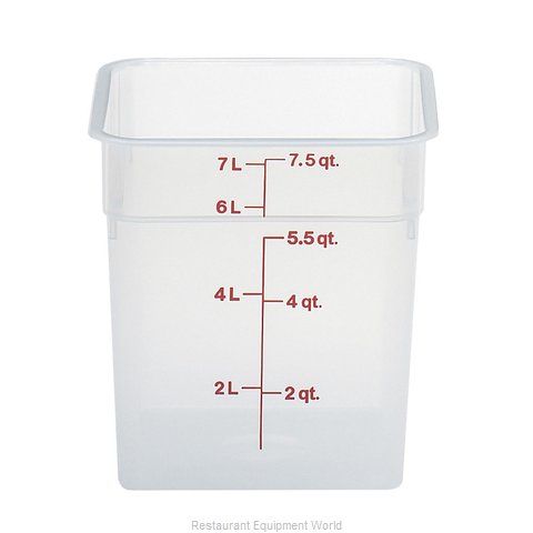 Cambro 8SFSPP190 Food Storage Container, Square