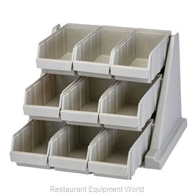 Cambro 9RS9480 Condiment Organizer Bin Rack