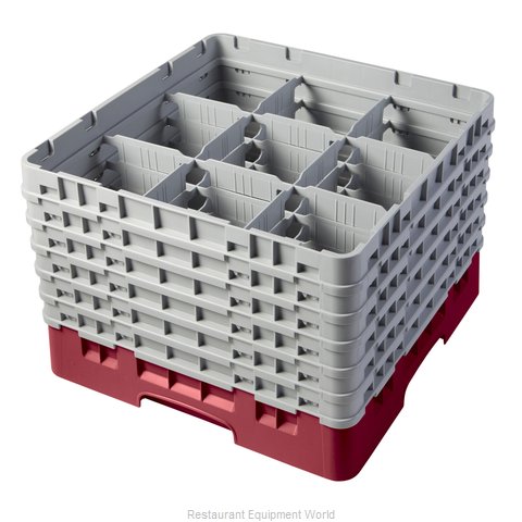 Cambro 9S1114416 Dishwasher Rack, Glass Compartment