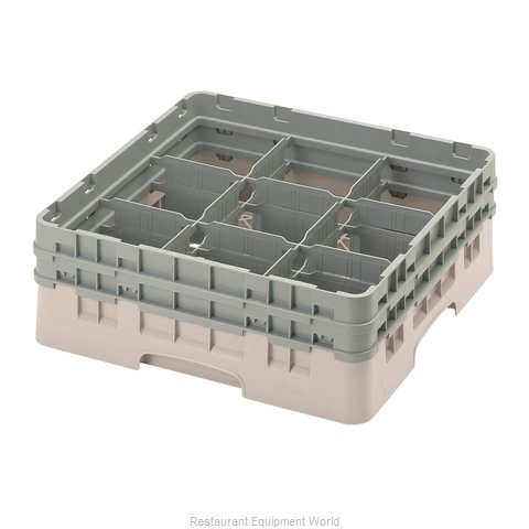 Cambro 9S434184 Dishwasher Rack, Glass Compartment