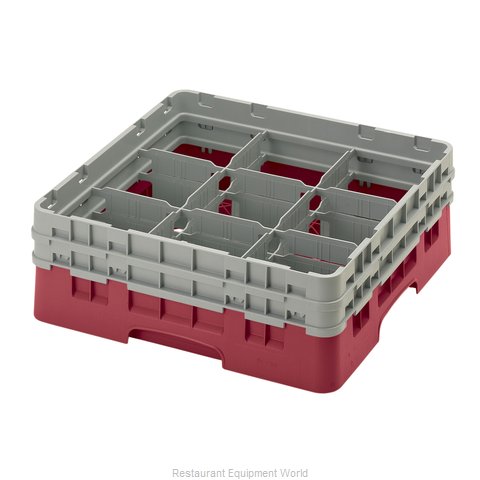 Cambro 9S434416 Dishwasher Rack, Glass Compartment