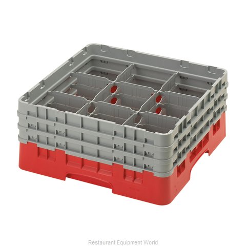 Cambro 9S638163 Dishwasher Rack, Glass Compartment