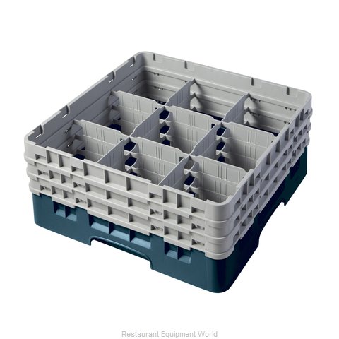 Cambro 9S638414 Dishwasher Rack, Glass Compartment