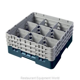 Cambro 9S638414 Dishwasher Rack, Glass Compartment