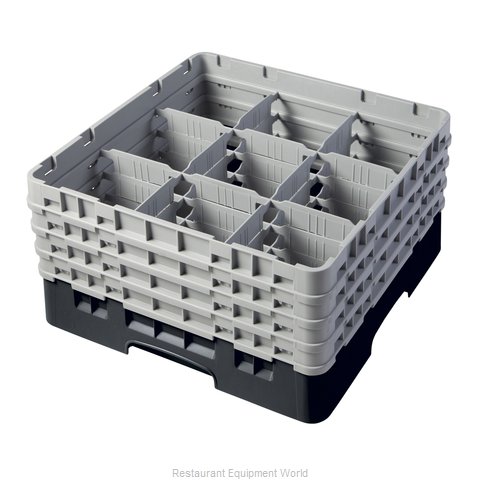 Cambro 9S800110 Dishwasher Rack, Glass Compartment