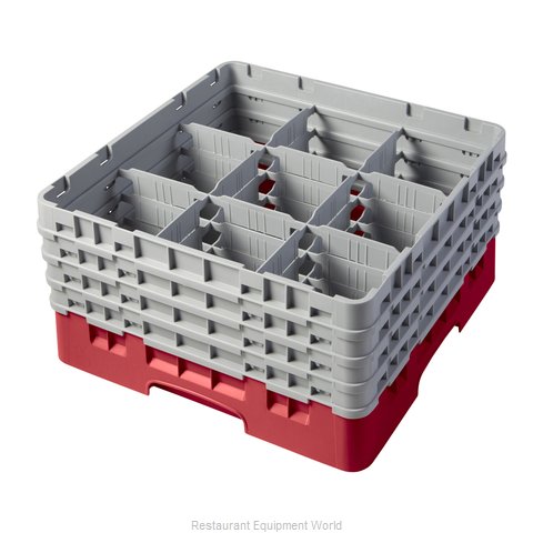 Cambro 9S800163 Dishwasher Rack, Glass Compartment