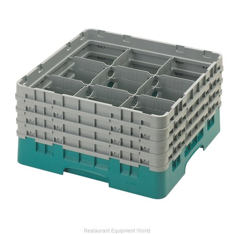 Cambro 9S800414 Dishwasher Rack, Glass Compartment