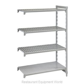 Cambro CPA182464VS4480 Shelving Unit, Plastic with Poly Exterior Steel Posts