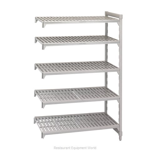 Cambro CPA182472V5480 Shelving Unit, Plastic with Poly Exterior Steel Posts