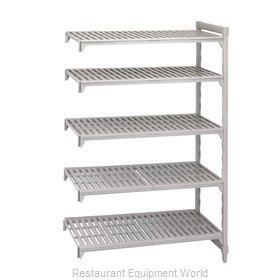 Cambro CPA182472V5480 Shelving Unit, Plastic with Poly Exterior Steel Posts