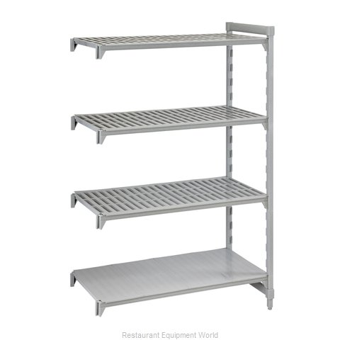 Cambro CPA182472VS4480 Shelving Unit, Plastic with Poly Exterior Steel Posts