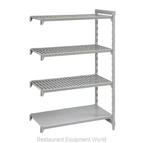 Cambro CPA182472VS4480 Shelving Unit, Plastic with Poly Exterior Steel Posts