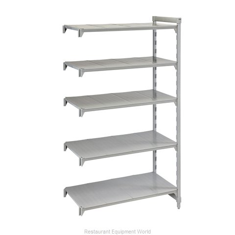 Cambro CPA182484S5PKG Shelving Unit, Plastic with Poly Exterior Steel Posts