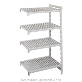 Cambro CPA183064V4480 Shelving Unit, Plastic with Poly Exterior Steel Posts