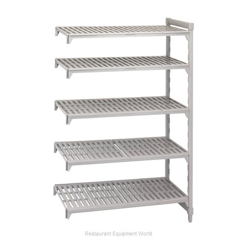 Cambro CPA184872V5480 Shelving Unit, Plastic with Poly Exterior Steel Posts