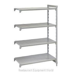 Cambro CPA184884S4PKG Shelving Unit, Plastic with Poly Exterior Steel Posts