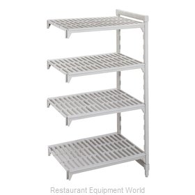 Cambro CPA215484V4PKG Shelving Unit, Plastic with Poly Exterior Steel Posts