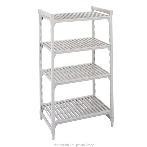 Cambro CPU182464V4480 Shelving Unit, Plastic with Poly Exterior Steel Posts