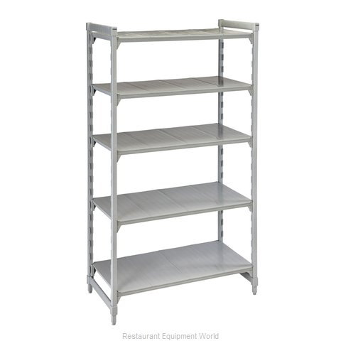 Cambro CPU182484S5PKG Shelving Unit, Plastic with Poly Exterior Steel Posts