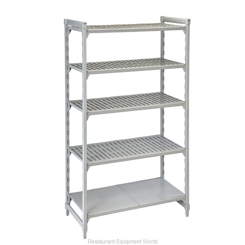 Cambro CPU183084VS5PKG Shelving Unit, Plastic with Poly Exterior Steel Posts