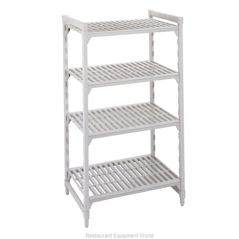 Cambro CPU184864V4480 Shelving Unit, Plastic with Poly Exterior Steel Posts