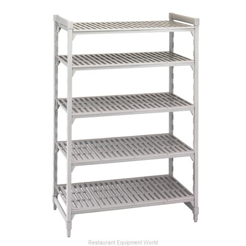 Cambro CPU212484V5PKG Shelving Unit, Plastic with Poly Exterior Steel Posts