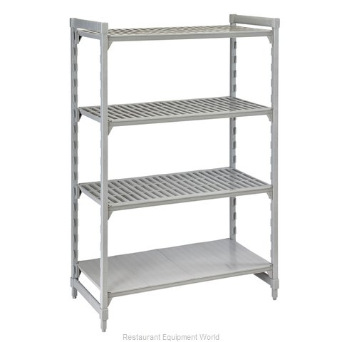 Cambro CPU214272VS4480 Shelving Unit, Plastic with Poly Exterior Steel Posts