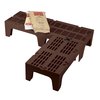 Banco de Almacenaje, Tubular
 <br><span class=fgrey12>(Cambro DRS480131 Dunnage Rack, Louvered Slotted)</span>