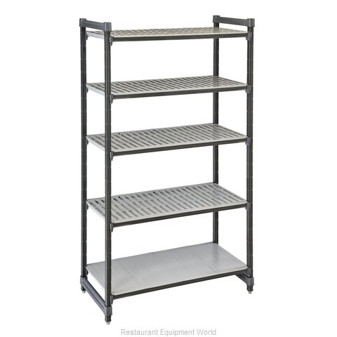 Cambro ESU185484VS5580 Shelving Unit, All Plastic