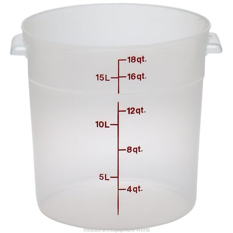 Cambro RFS18PP190 Food Storage Container, Round