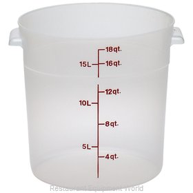 Cambro RFS18PP190 Food Storage Container, Round