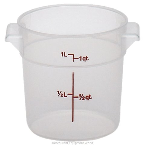 Cambro RFS1PP190 Food Storage Container, Round