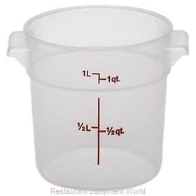 Cambro RFS1PP190 Food Storage Container, Round