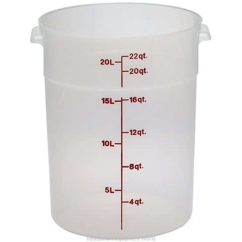 Cambro RFS22PP190 Food Storage Container, Round