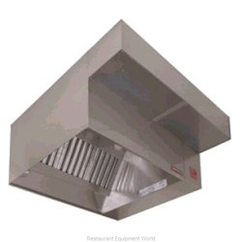 Captive Aire ND-PSP-5SS Exhaust Hood with Front Air Supply
