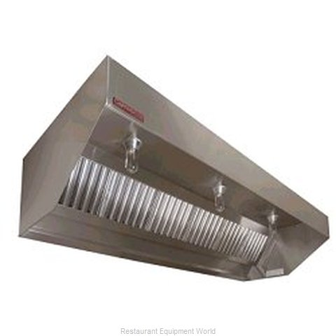 Captive Aire SND-PSP-13SS Sloped Exhaust Hood w/ Air Supply